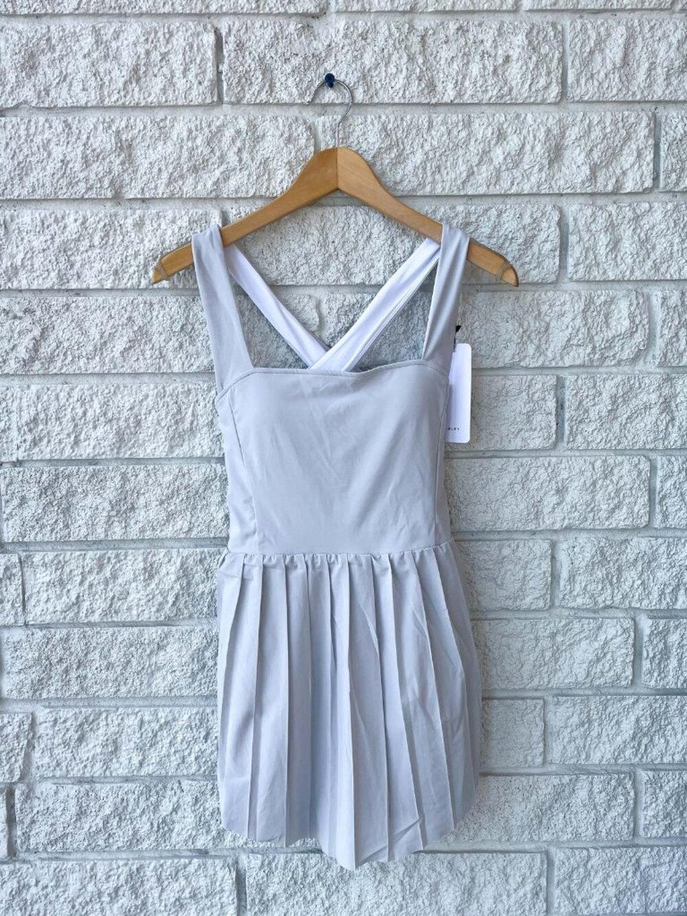 New Varley Carina Tennis Golf Pickeball Workout Microchip Dress Small NWT - Picture 8 of 9